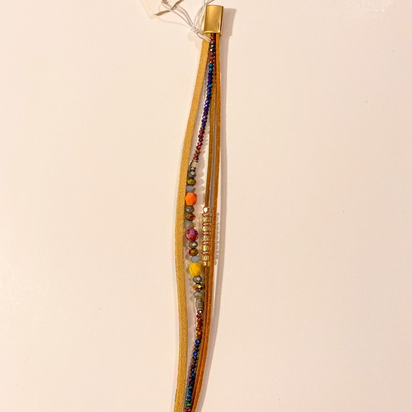 NWT Multi Color Multi-Strand Rhinestone Bracelet - Picture 4 of 4